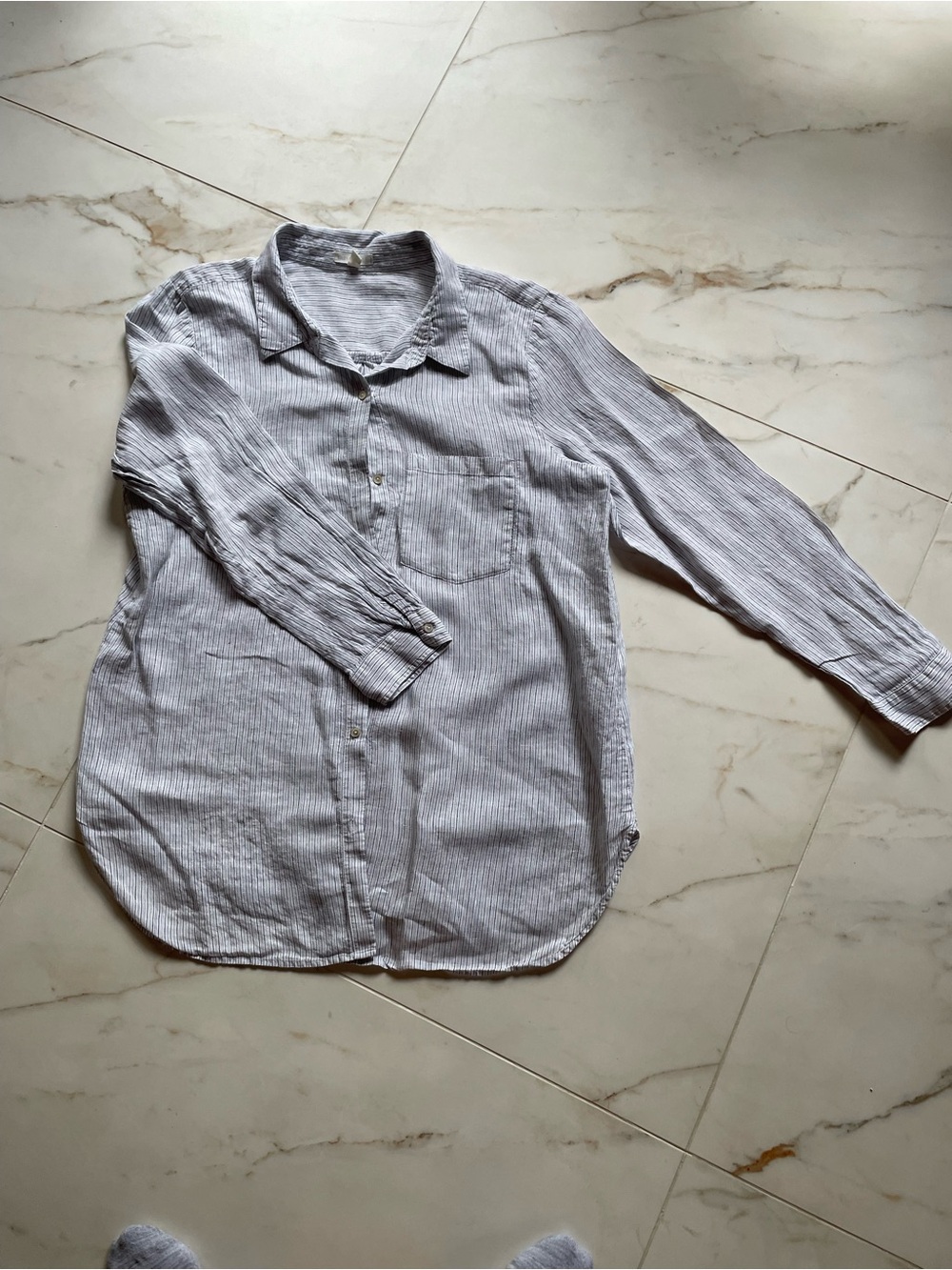 Eileen Fisher linen blouse